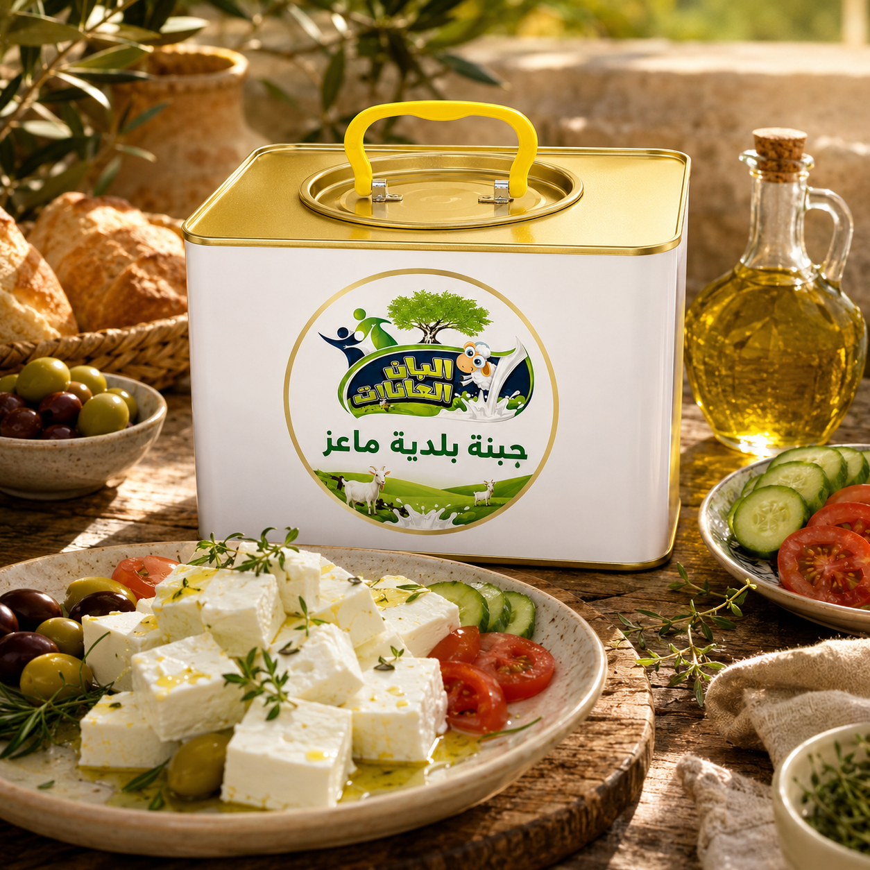 نصيّة جبنة بلدية ماعز – 2 كيلو